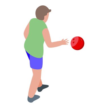 Bowling simgesi, izometrik biçim