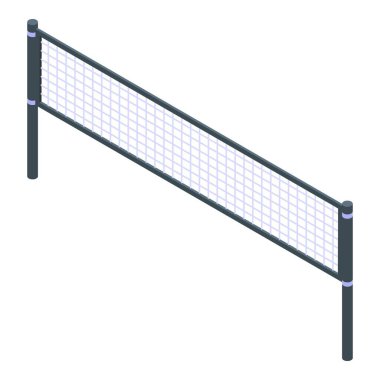 Voleybol net simgesi, izometrik biçim
