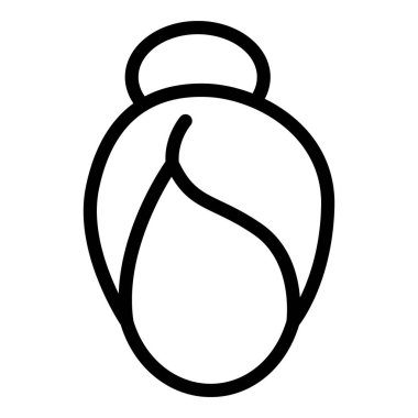 Cazibe peruk simgesi, taslak biçimi