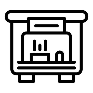 Sosisli arabası simgesi, taslak biçimi