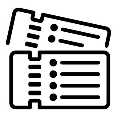 Uçak bileti simgesi, özet biçimi