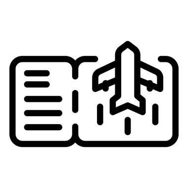 Bilet kartı simgesi, taslak biçimi