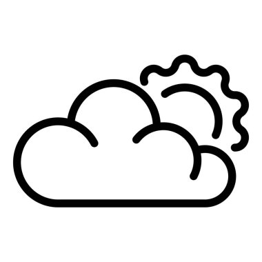 Bulut simgesinde güneş, özet biçimi