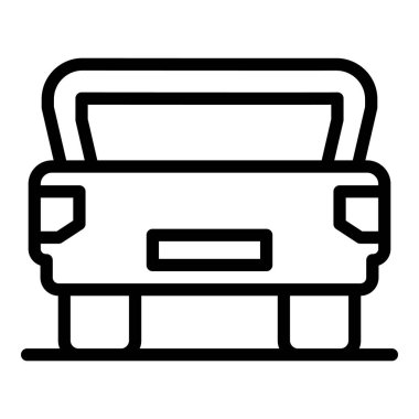 Bagaj kapısı simgesini aç, taslak biçimi