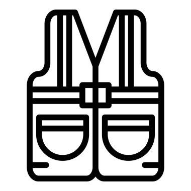 İnşa yeleği simgesi, taslak biçimi