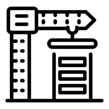 Vinç simgesi oluşturuluyor, ana hat biçimi