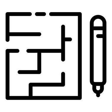 İnşa planı simgesi, özet biçimi