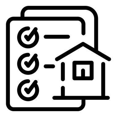 House agent belge simgesi, özet biçimi