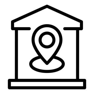 Ev GPS konum simgesi, özet biçimi