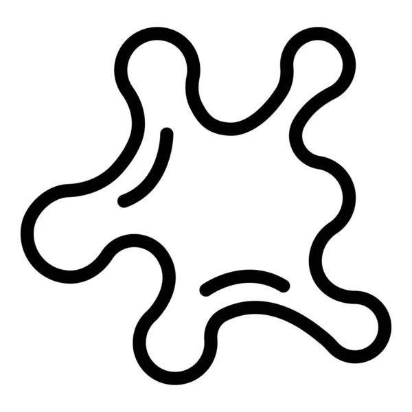 Milchspritzer-Symbol, Umrissstil — Stockvektor