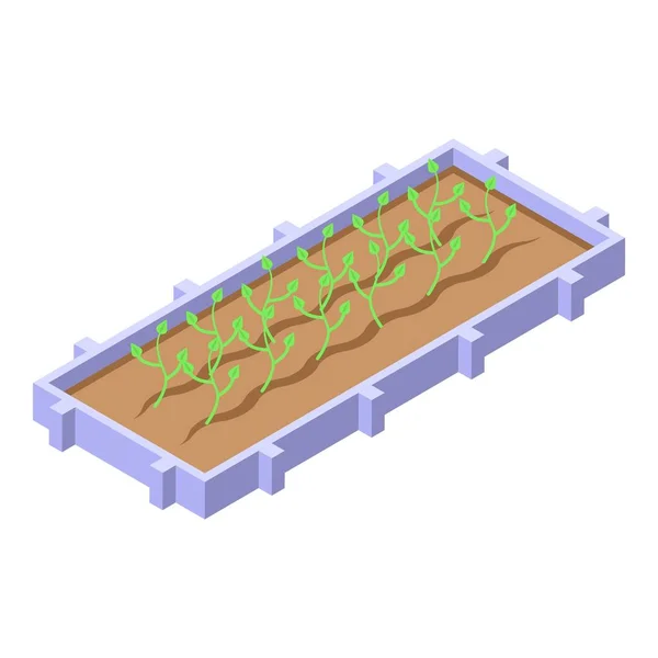 Boerderij icoon, isometrische stijl — Stockvector