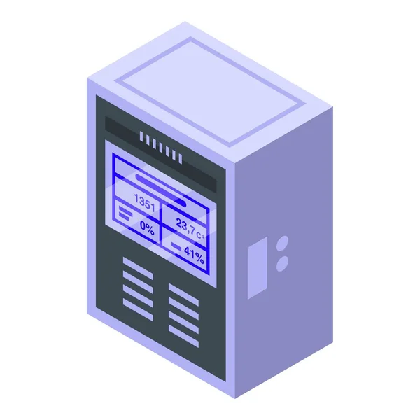 Ikona inteligentní domácí přístrojové desky, izometrický styl — Stockový vektor