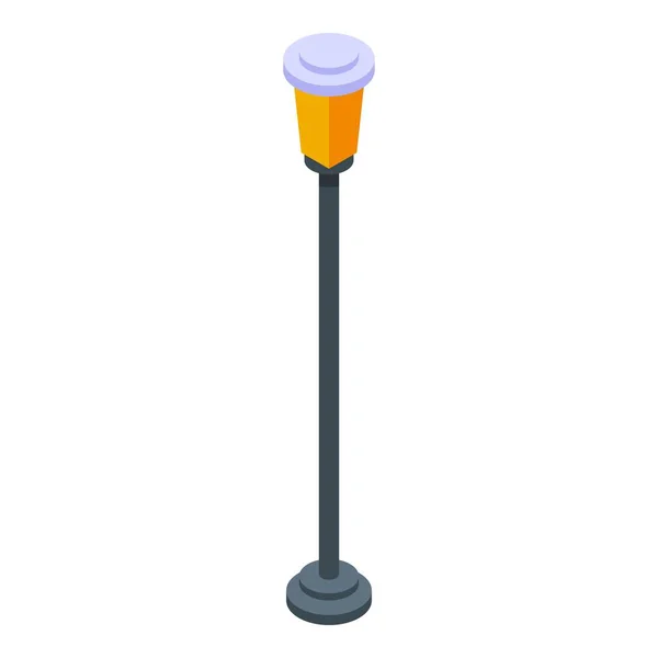 Ikona městské lampy, izometrický styl — Stockový vektor