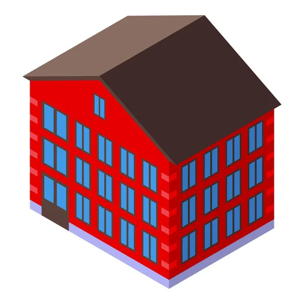 Architektur-Ikone der Stadt, isometrischer Stil — Stockvektor