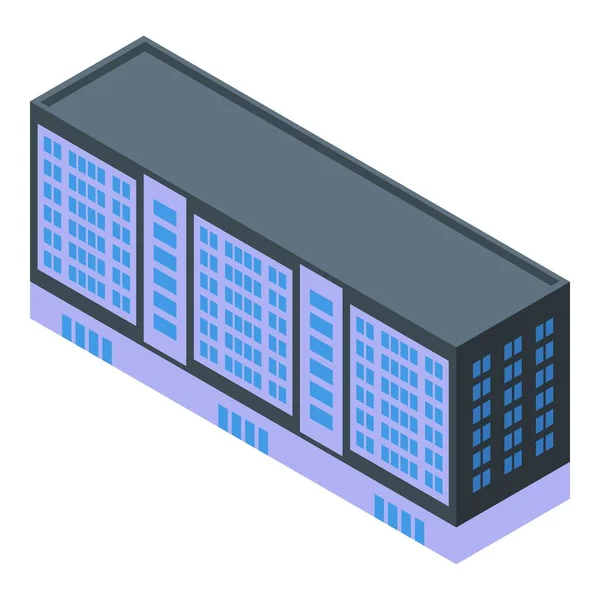 City construction icon, isometric style — Stock Vector