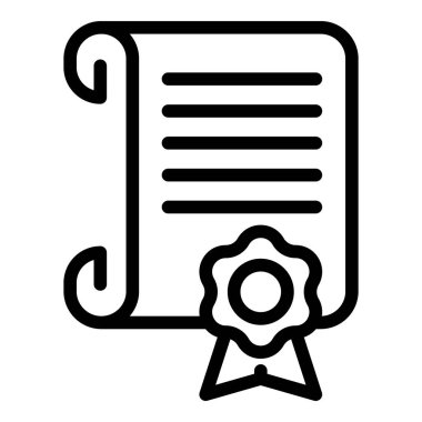 Hukuk sertifikası simgesi, özet biçimi