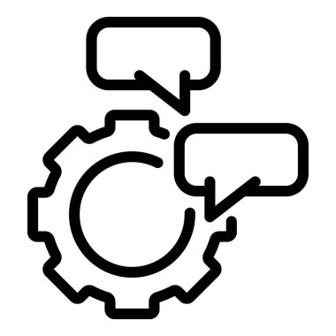 Dişliler arası sohbet simgesi, özet biçimi