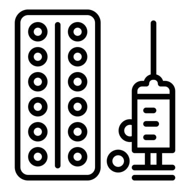 Alerji şırınga simgesi, özet biçimi
