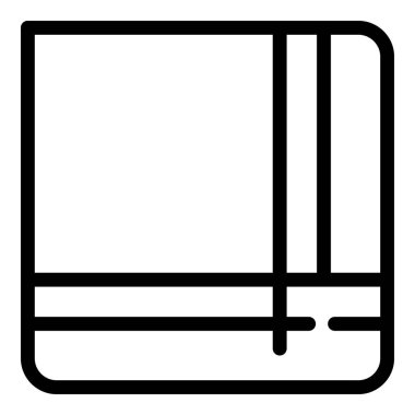 Doğal malzeme mendil simgesi, özet biçimi