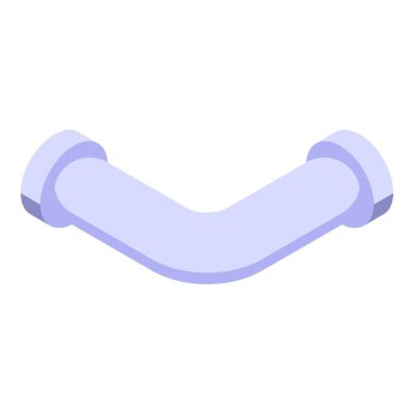 Tüp boru simgesi, izometrik biçim