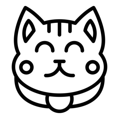 Asyalı kedi simgesi, taslak biçimi