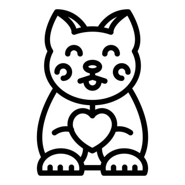 Çin kedi simgesi, taslak biçimi