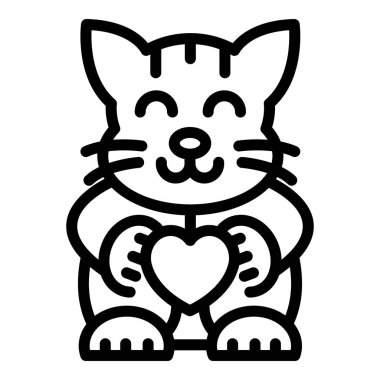 Kedi simgesi heykeli, taslak biçimi