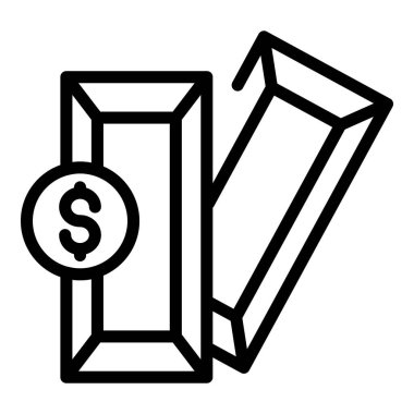 Altın çubuk simgesi, özet biçimi