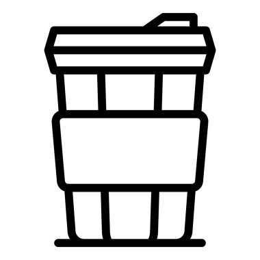 Kahve ikonu, taslak tarzı