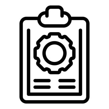 Tekerlek işi pano simgesi, özet biçimi