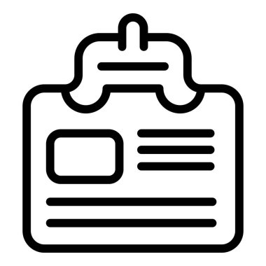 Kimlik kartı simgesi, özet biçimi