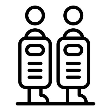 Polis memuru protesto simgesi, taslak biçimi