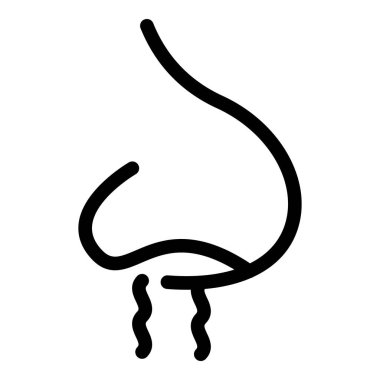 Burun hissi simgesi, özet biçimi