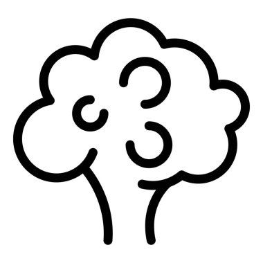 Doğal brokoli simgesi, özet biçimi