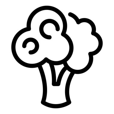 Brokoli lahana simgesi, taslak biçimi