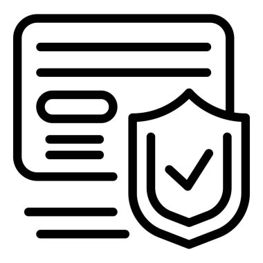 Güvenli kredi kartı simgesi, özet biçimi