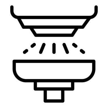 Kağıt fabrikası simgesi, taslak biçimi