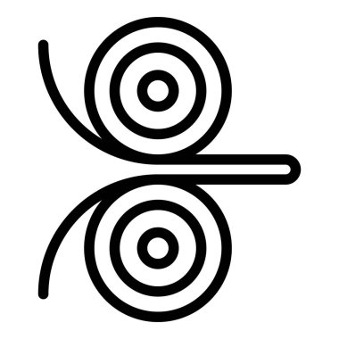 Posta ve kağıt işlem simgesi, özet biçimi