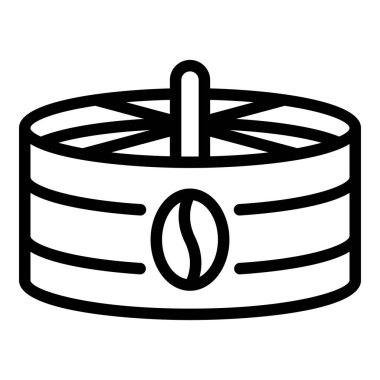 Kahve kabı simgesi, taslak biçimi