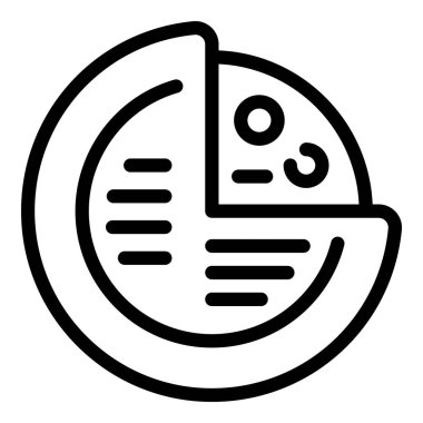 Peynir tekerleği simgesi, taslak biçimi