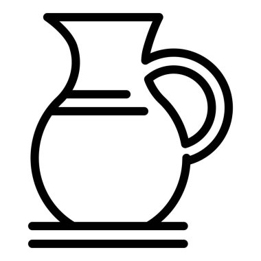 Süt sürahisi simgesi, özet biçimi