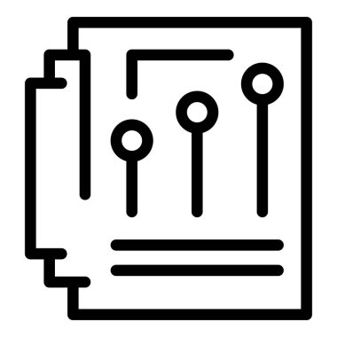 Pazarlama stratejisi simgesi, özet biçimi