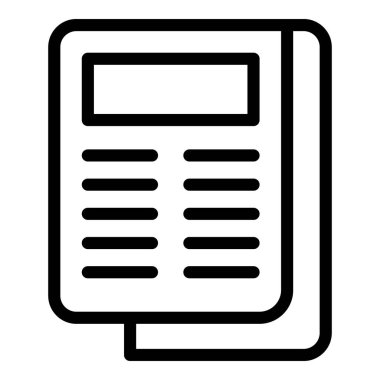 Pazarlama karışık plan simgesi, özet biçimi