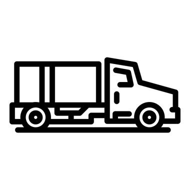 Havaalanı servis kamyon simgesi, taslak biçimi