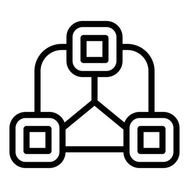 Adaptasyon sistemi simgesi. Beyaz arkaplanda izole edilmiş web tasarımı için ana hatlı adaptasyon sistemi vektör simgesi