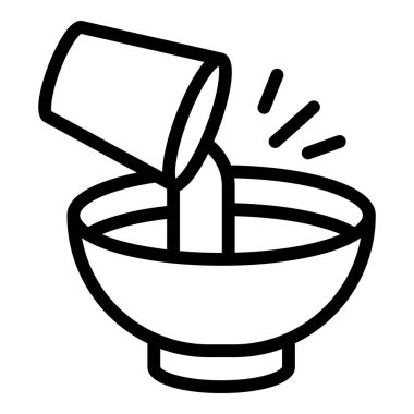 Pişirme işlemi simgesi. Beyaz arkaplanda izole edilmiş web tasarımı için özet pişirme süreci vektör simgesi