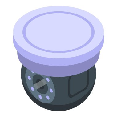 Havaalanı kasa ikonu. Beyaz arkaplanda izole edilmiş web tasarımı için Isometric havaalanı güvenli kutu vektör simgesi