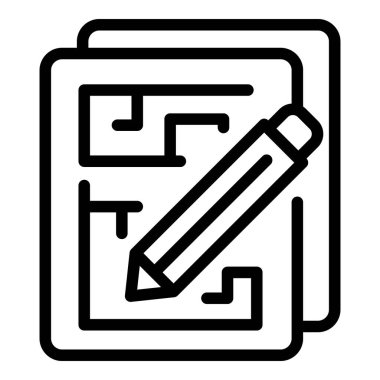 Kağıtları yeniden dizayn et. Beyaz arkaplanda izole edilmiş web tasarımı için belge vektör simgesini yeniden dizayn et