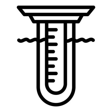 Havuz suyu pompası ikonu. Beyaz arkaplanda izole edilmiş web tasarımı için özet havuz suyu pompası vektör simgesi