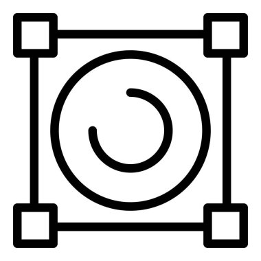 Yeniden tasarım simgesi. Beyaz arkaplanda izole edilmiş web tasarımı için özet oluşturma vektör simgesi